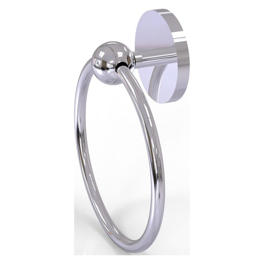 Allied Brass Prestige Skyline 6" x 6" Polished Chrome Solid Brass Towel Ring