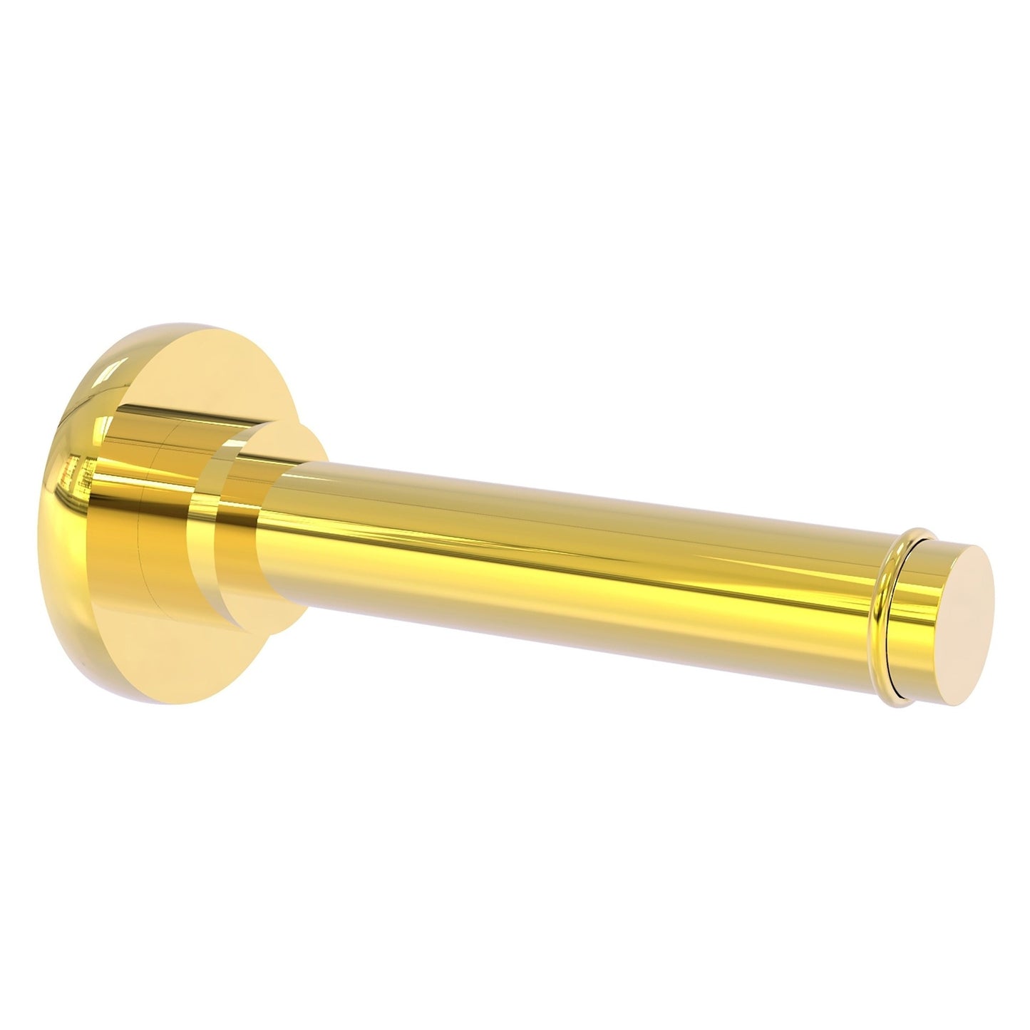 Allied Brass Prestige Skyline 6.1" x 2.64" Polished Brass Solid Brass Horizontal Reserve Roll Toilet Paper Holder