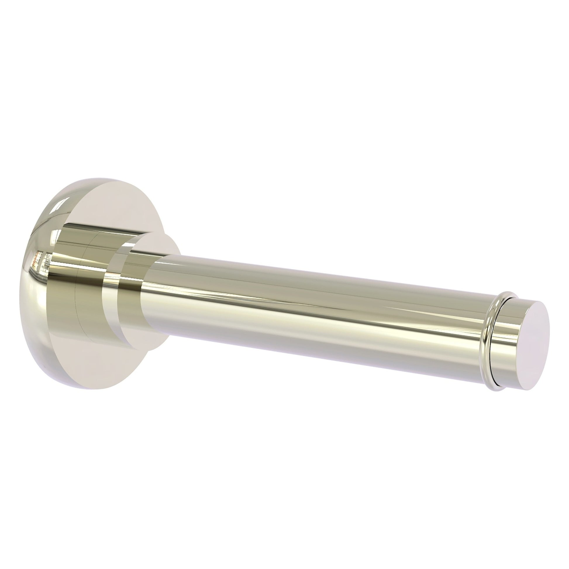 Allied Brass Prestige Skyline 6.1" x 2.64" Polished Nickel Solid Brass Horizontal Reserve Roll Toilet Paper Holder