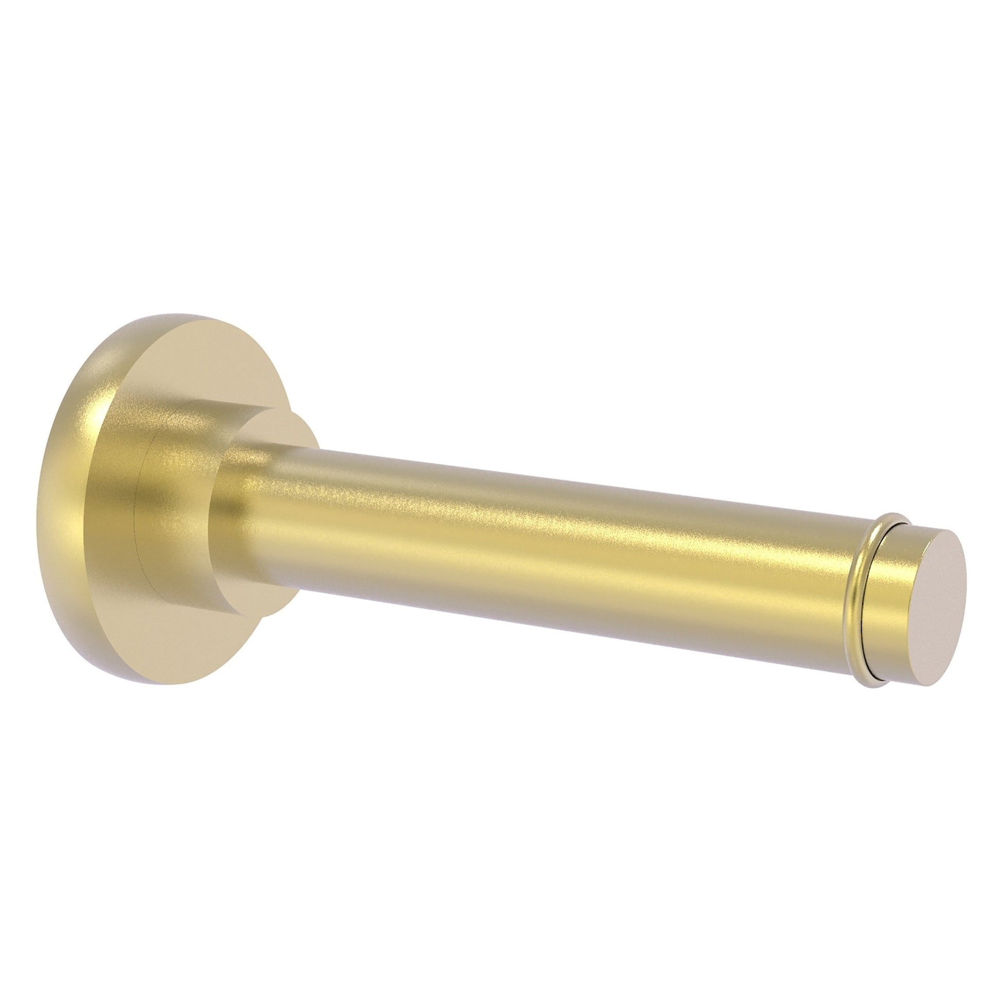 Allied Brass Prestige Skyline 6.1" x 2.64" Satin Brass Solid Brass Horizontal Reserve Roll Toilet Paper Holder