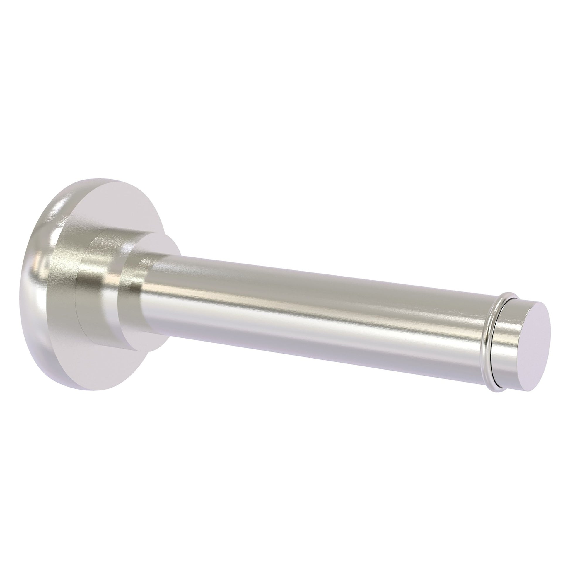 Allied Brass Prestige Skyline 6.1" x 2.64" Satin Nickel Solid Brass Horizontal Reserve Roll Toilet Paper Holder