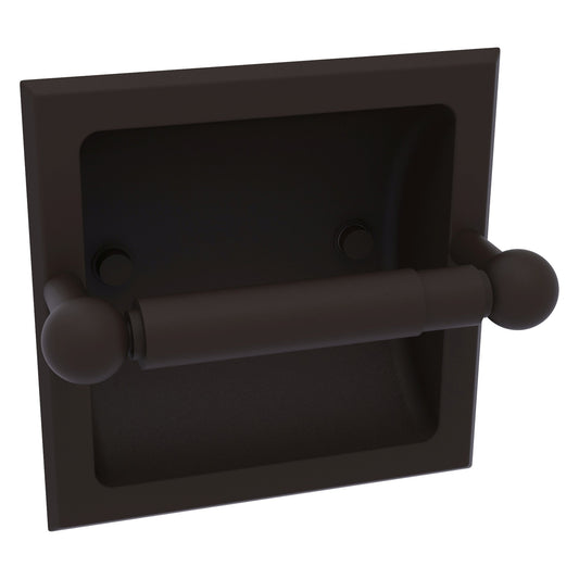 Allied Brass Prestige Skyline 6.37" x 6.1" Oil Rubbed Bronze Solid Brass Recessed Toilet Paper Holder
