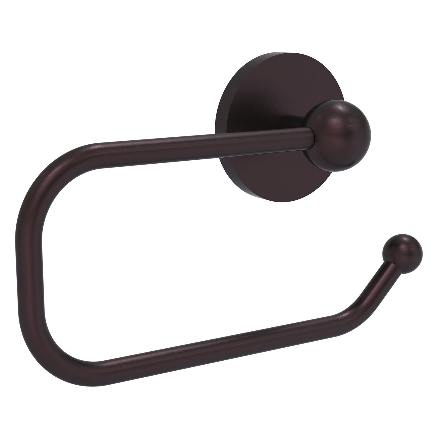 Allied Brass Prestige Skyline 8" x 7" Antique Bronze Solid Brass European Style Toilet Tissue Holder