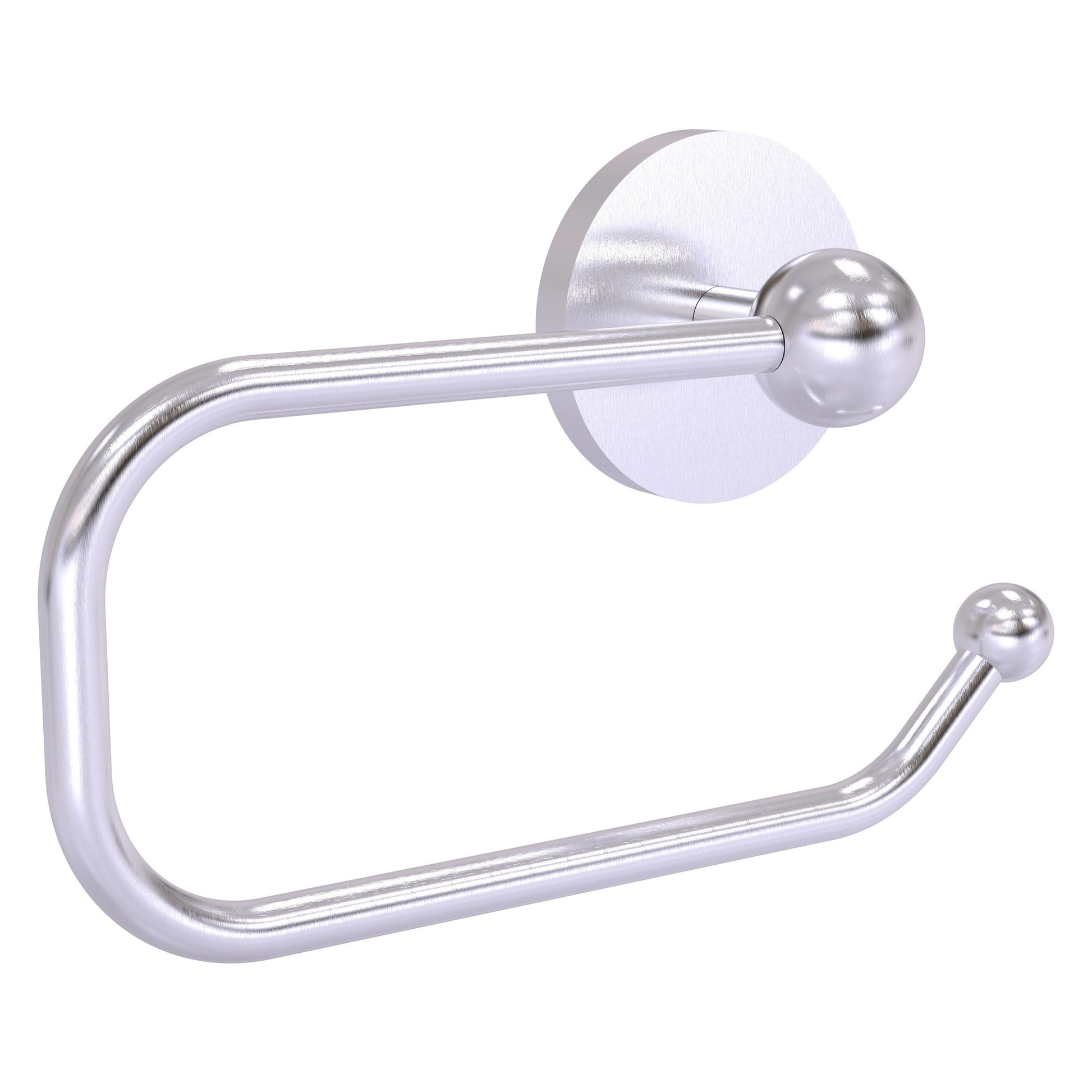 Allied Brass Prestige Skyline 8" x 7" Satin Chrome Solid Brass European Style Toilet Tissue Holder