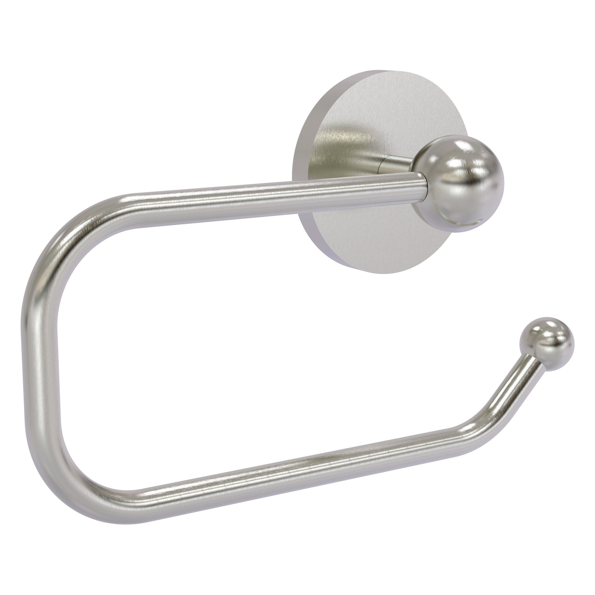 Allied Brass Prestige Skyline 8" x 7" Satin Nickel Solid Brass European Style Toilet Tissue Holder