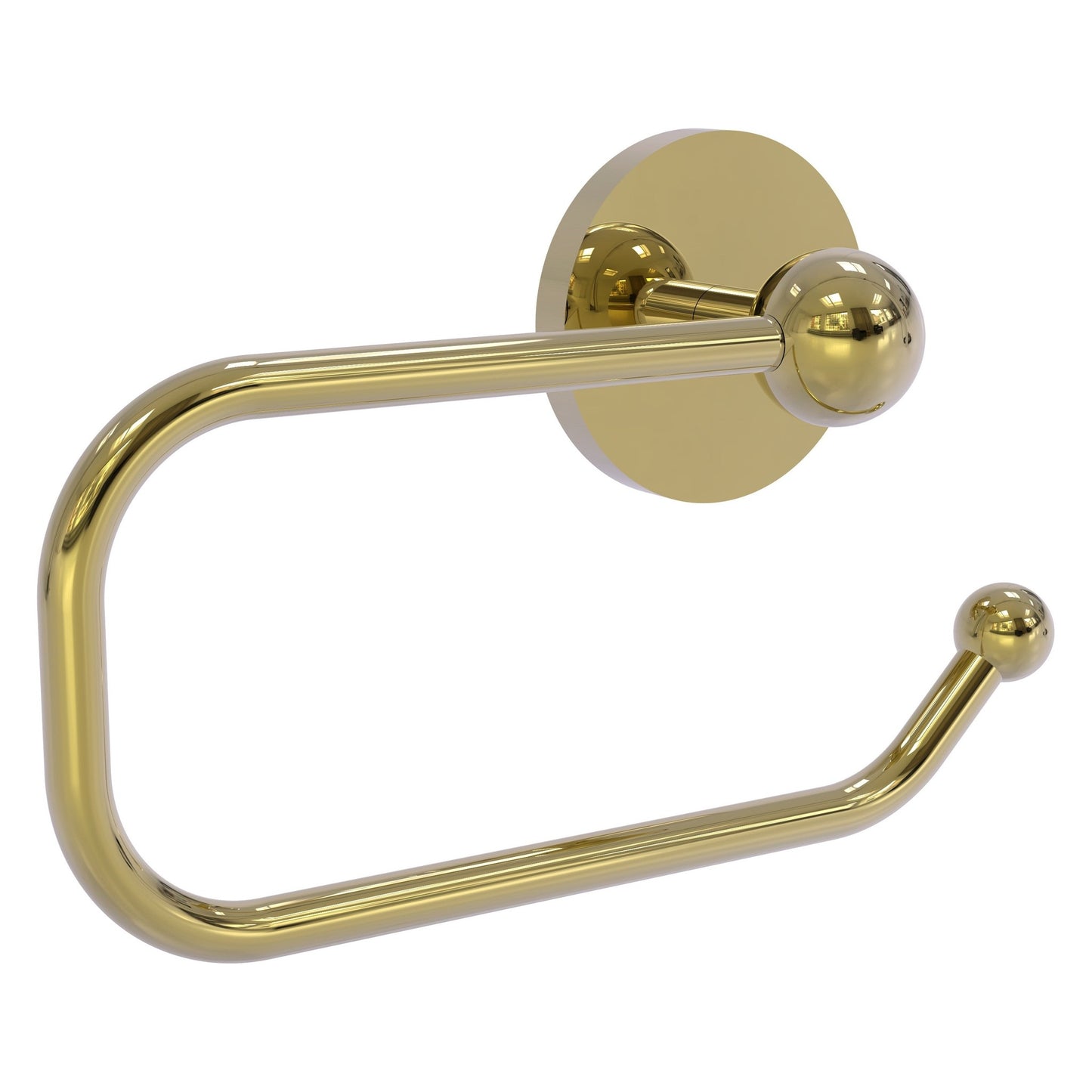 Allied Brass Prestige Skyline 8" x 7" Unlacquered Brass Solid Brass European Style Toilet Tissue Holder