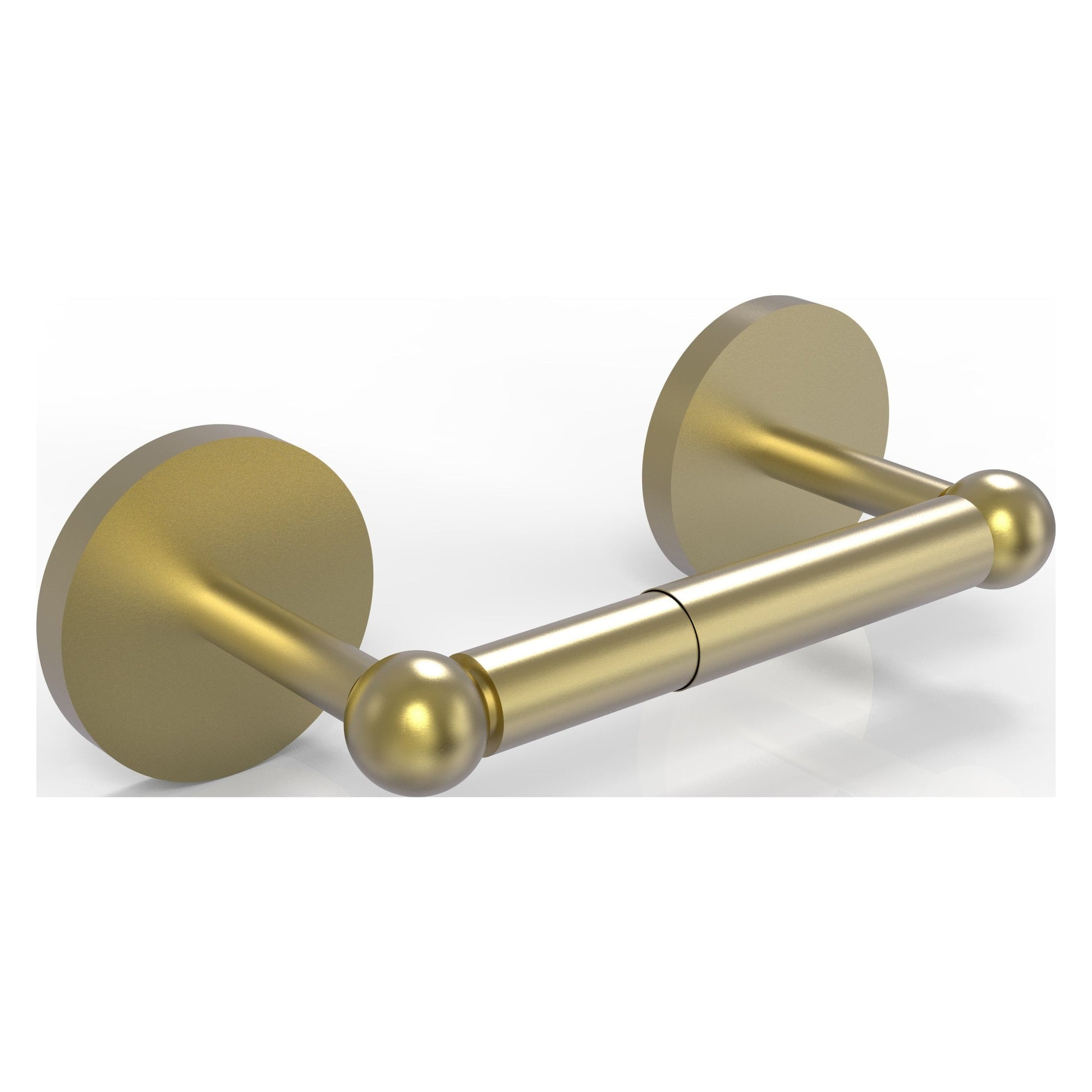 Allied Brass Prestige Skyline 8.7" x 5" Satin Brass Solid Brass 2-Post Toilet Tissue Holder