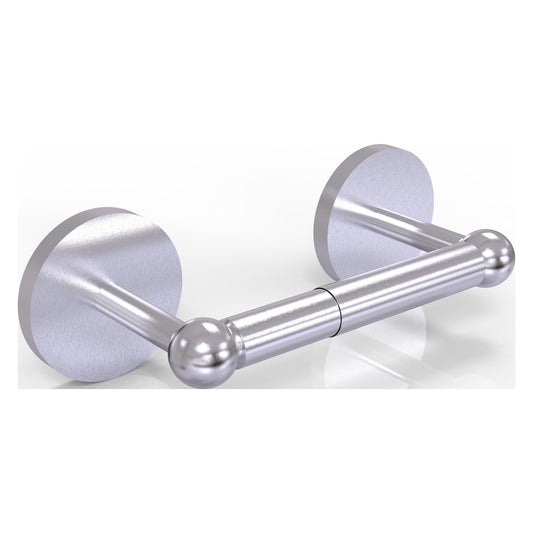 Allied Brass Prestige Skyline 8.7" x 5" Satin Chrome Solid Brass 2-Post Toilet Tissue Holder