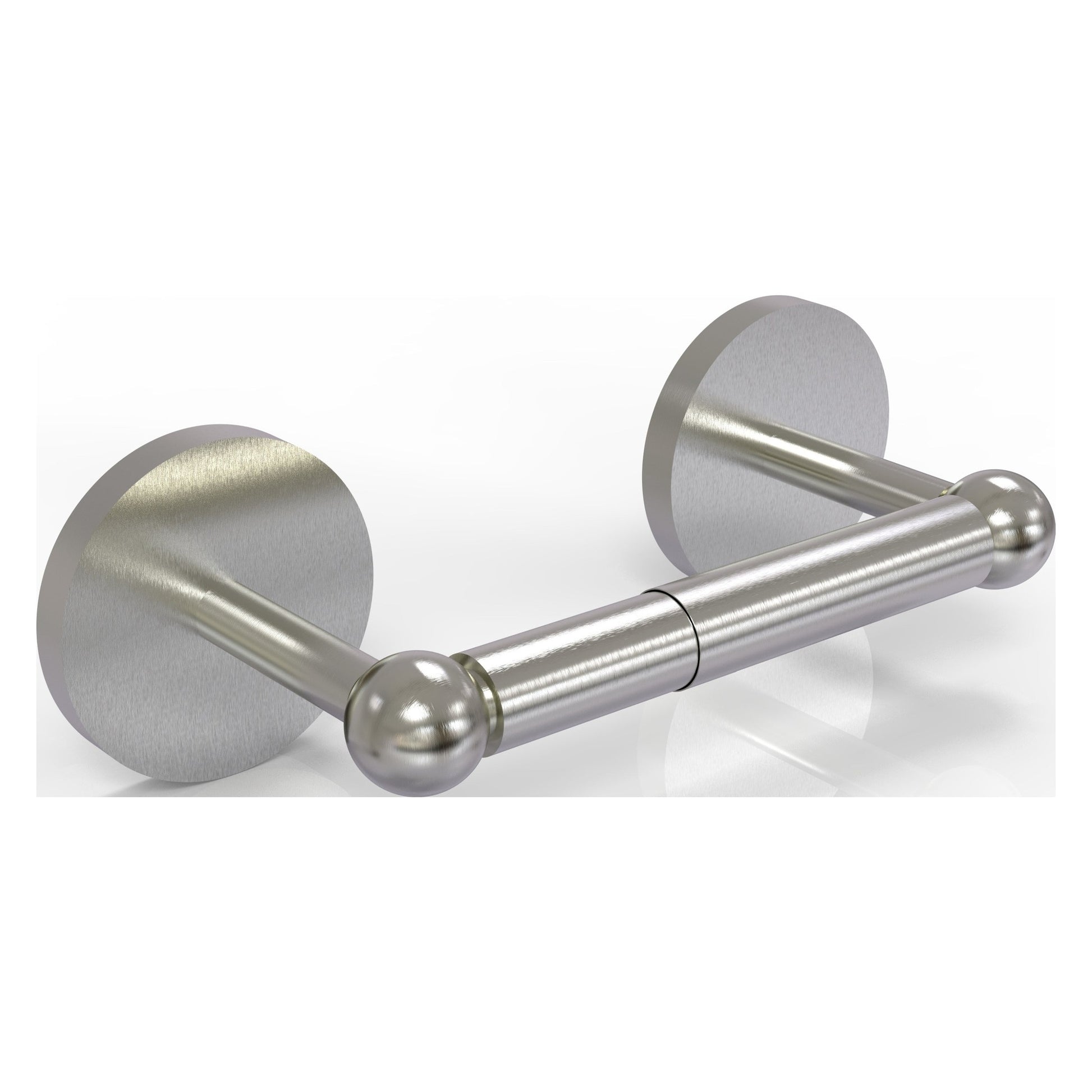 Allied Brass Prestige Skyline 8.7" x 5" Satin Nickel Solid Brass 2-Post Toilet Tissue Holder