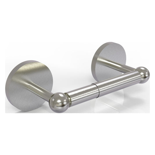 Allied Brass Prestige Skyline 8.7" x 5" Satin Nickel Solid Brass 2-Post Toilet Tissue Holder