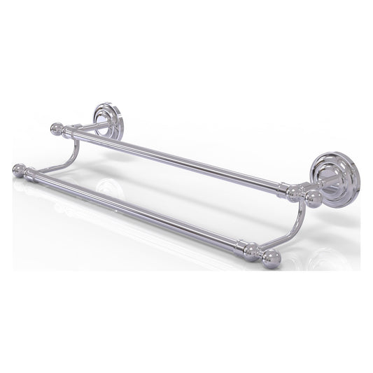 Allied Brass Que New 18" Double Polished Chrome Towel Bar