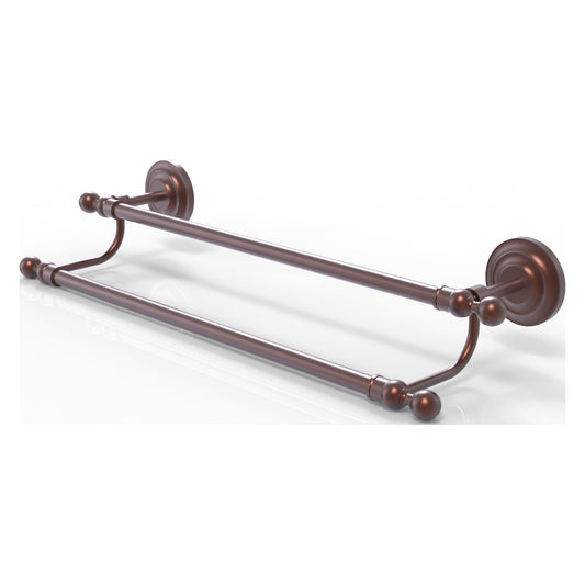Allied Brass Que New 24" Double Antique Copper Towel Bar