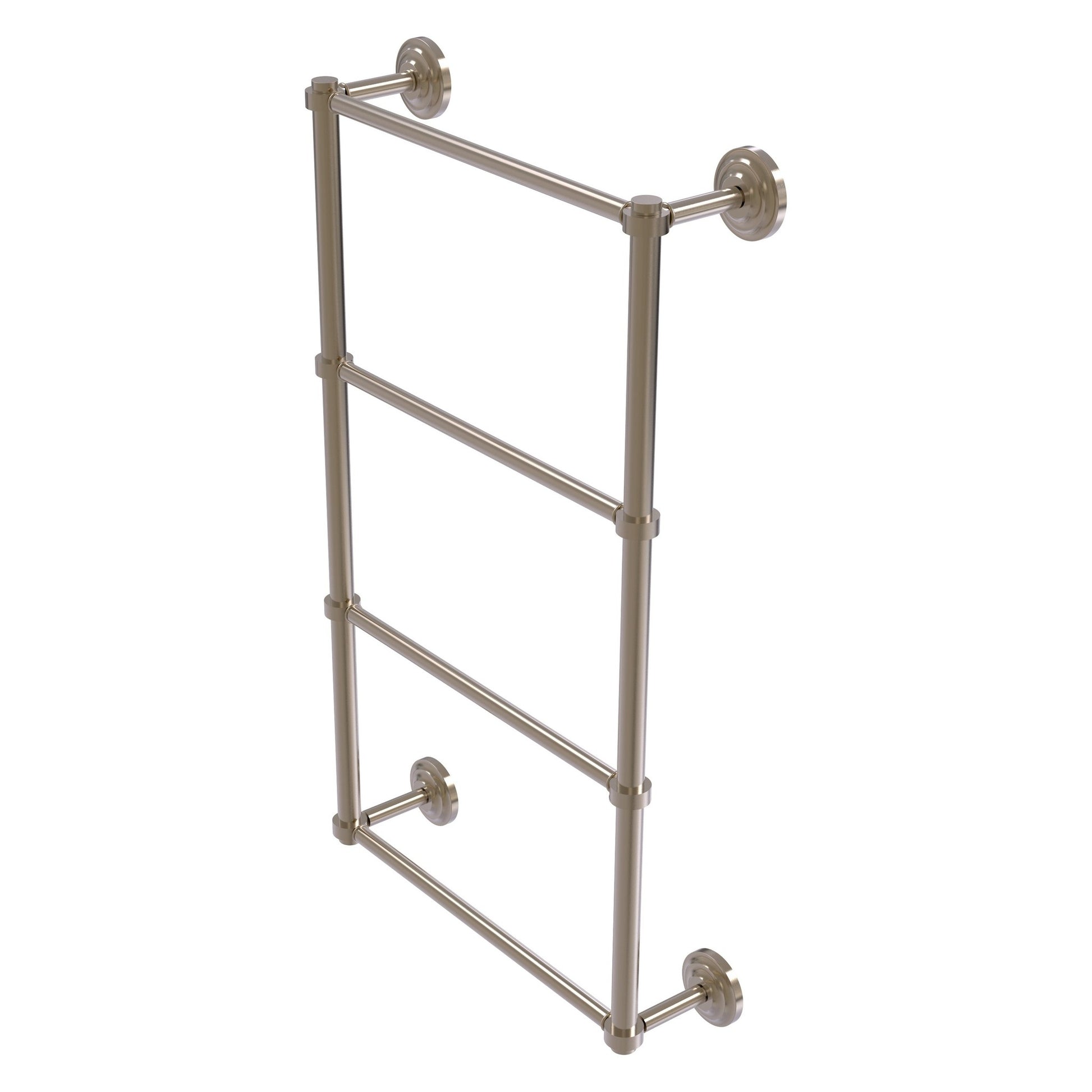 Allied Brass Que New 30" x 5.4" Antique Pewter Solid Brass 4-Tier 30 Inches Ladder Towel Bar