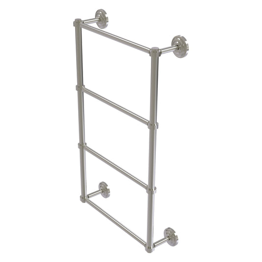 Allied Brass Que New 30" x 5.4" Satin Nickel Solid Brass 4-Tier 30 Inches Ladder Towel Bar