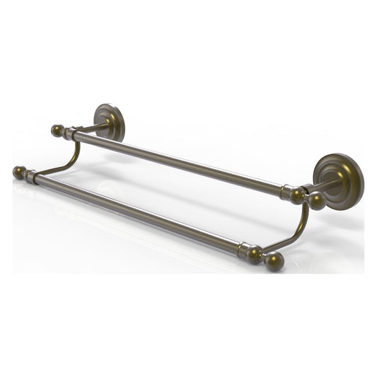 Allied Brass Que New 36" Double Antique Brass Towel Bar
