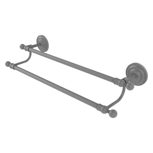 Allied Brass Que New 36" Double Matte Gray Towel Bar