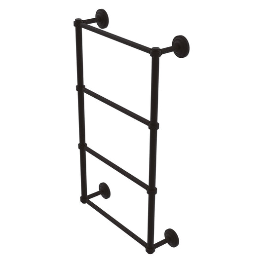 Allied Brass Que New 36" x 5.4" Oil Rubbed Bronze Solid Brass 4-Tier 30 Inches Ladder Towel Bar