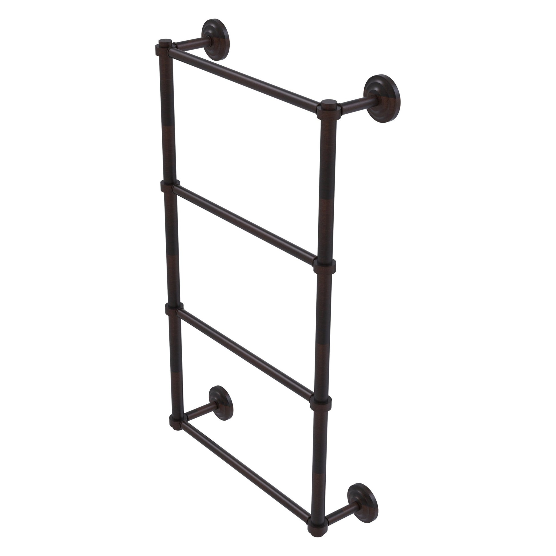 Allied Brass Que New 36" x 5.4" Venetian Bronze Solid Brass 4-Tier 30 Inches Ladder Towel Bar