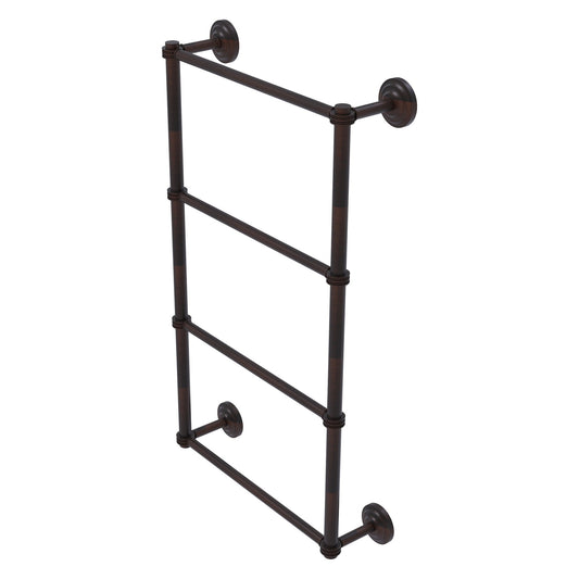 Allied Brass Que New 36" x 5.4" Venetian Bronze Solid Brass 4-Tier 36 Inches Ladder Towel Bar With Dotted Detail