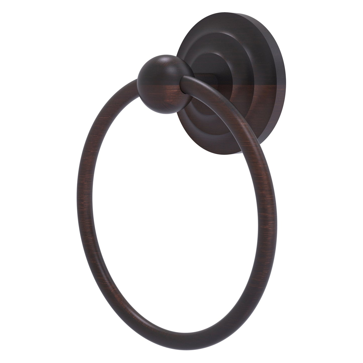 Allied Brass Que New 6" x 6" Venetian Bronze Solid Brass Towel Ring