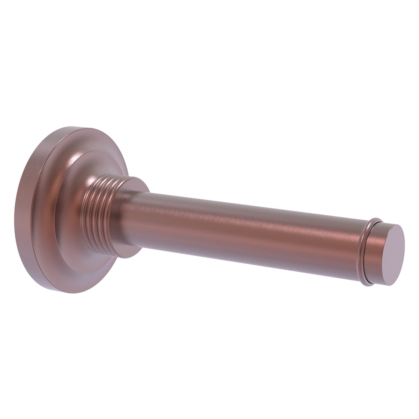 Allied Brass Que New 6.4" x 3" Antique Copper Solid Brass Horizontal Reserve Roll Toilet Paper Holder