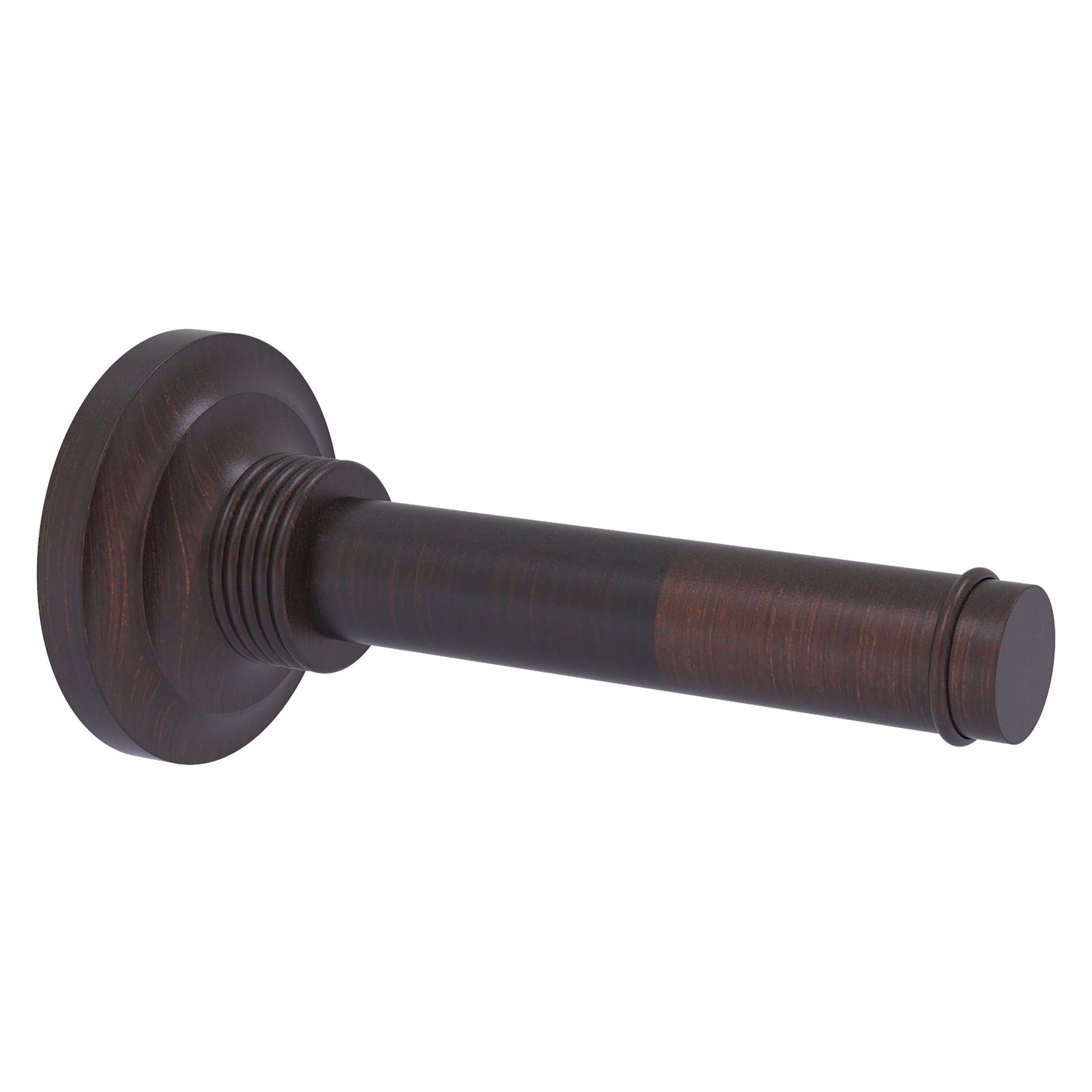 Allied Brass Que New 6.4" x 3" Venetian Bronze Solid Brass Horizontal Reserve Roll Toilet Paper Holder