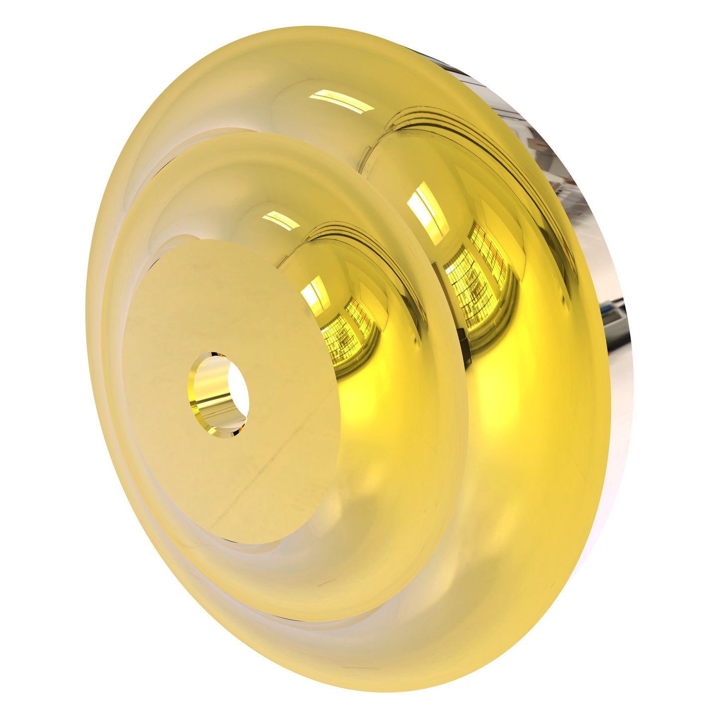 Allied Brass Que New QN-98-PB Polished Brass Shower Curtain Rod Brackets