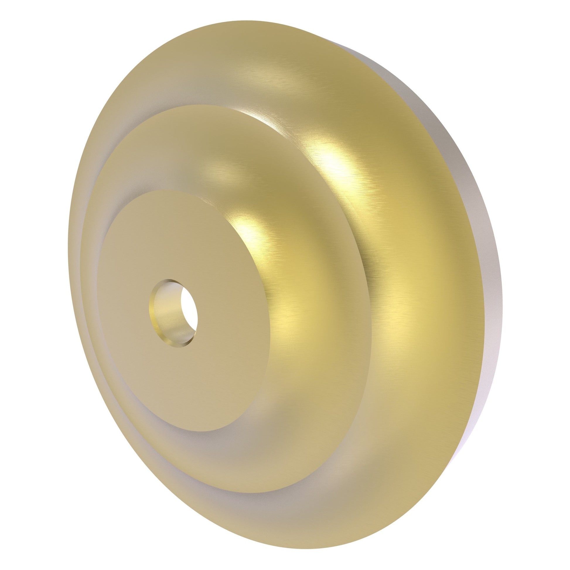 Allied Brass Que New QN-98-SBR Satin Brass Shower Curtain Rod Brackets