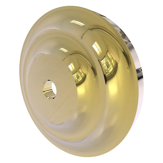 Allied Brass Que New QN-98-UNL Unlacquered Brass Shower Curtain Rod Brackets