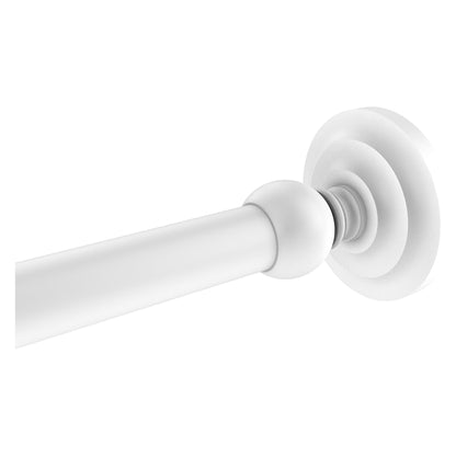 Allied Brass Que New QN-99-WHM Matte White Shower Curtain Rod Brackets