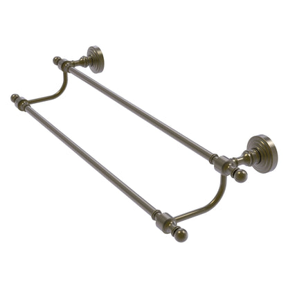 Allied Brass RW-72/18-ABR Retro Wave 18" Double Antique Brass Towel Bar