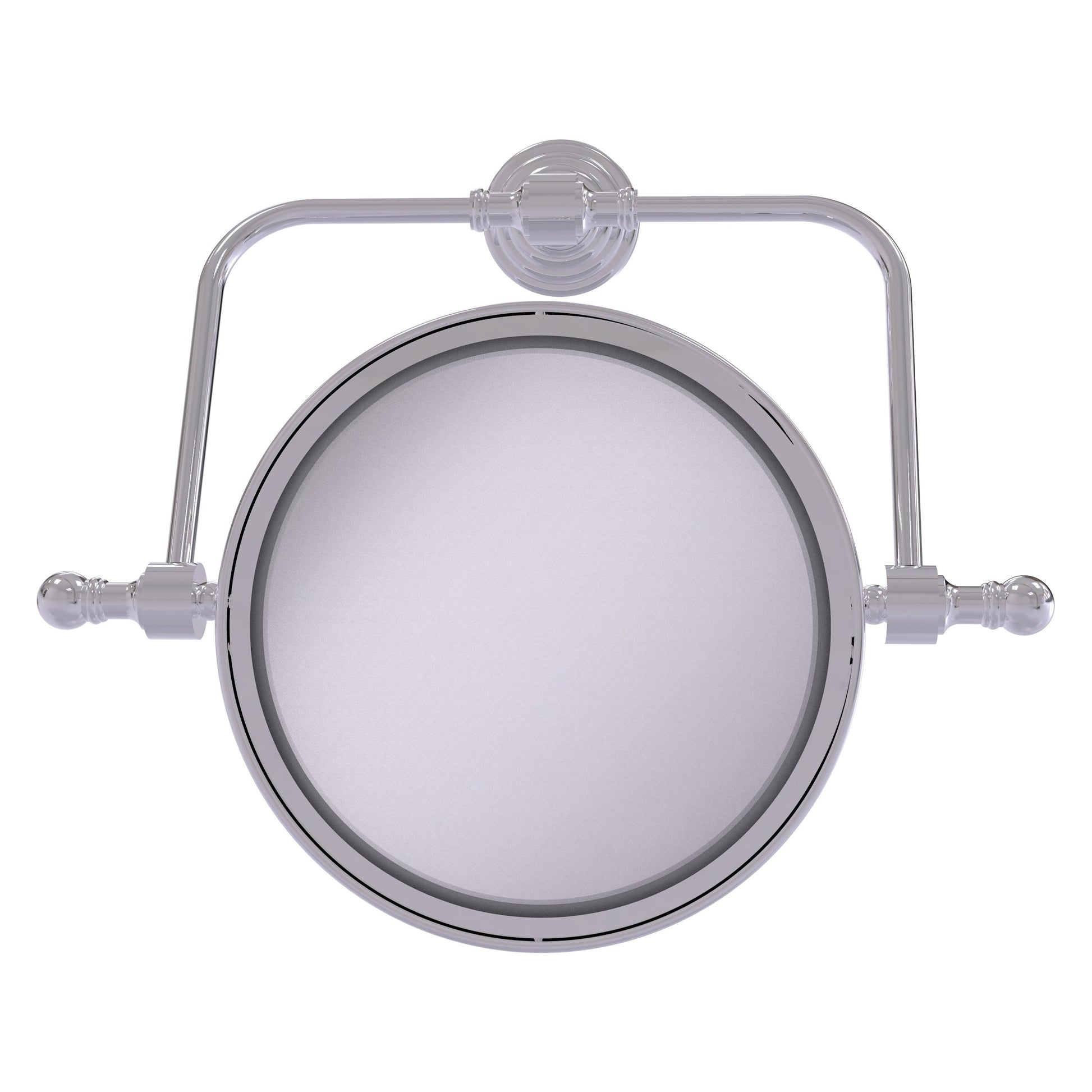 Allied Brass RWM-4/2X-PC Retro Wave 8" Polished Chrome Make-Up Mirrors