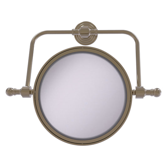 Allied Brass RWM-4/2X-PEW Retro Wave 8" Antique Pewter Make-Up Mirrors