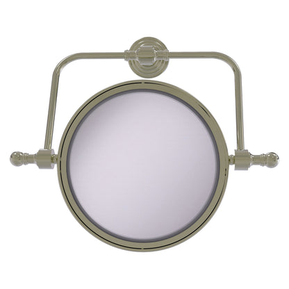 Allied Brass RWM-4/2X-PNI Retro Wave 8" Polished Nickel Make-Up Mirrors