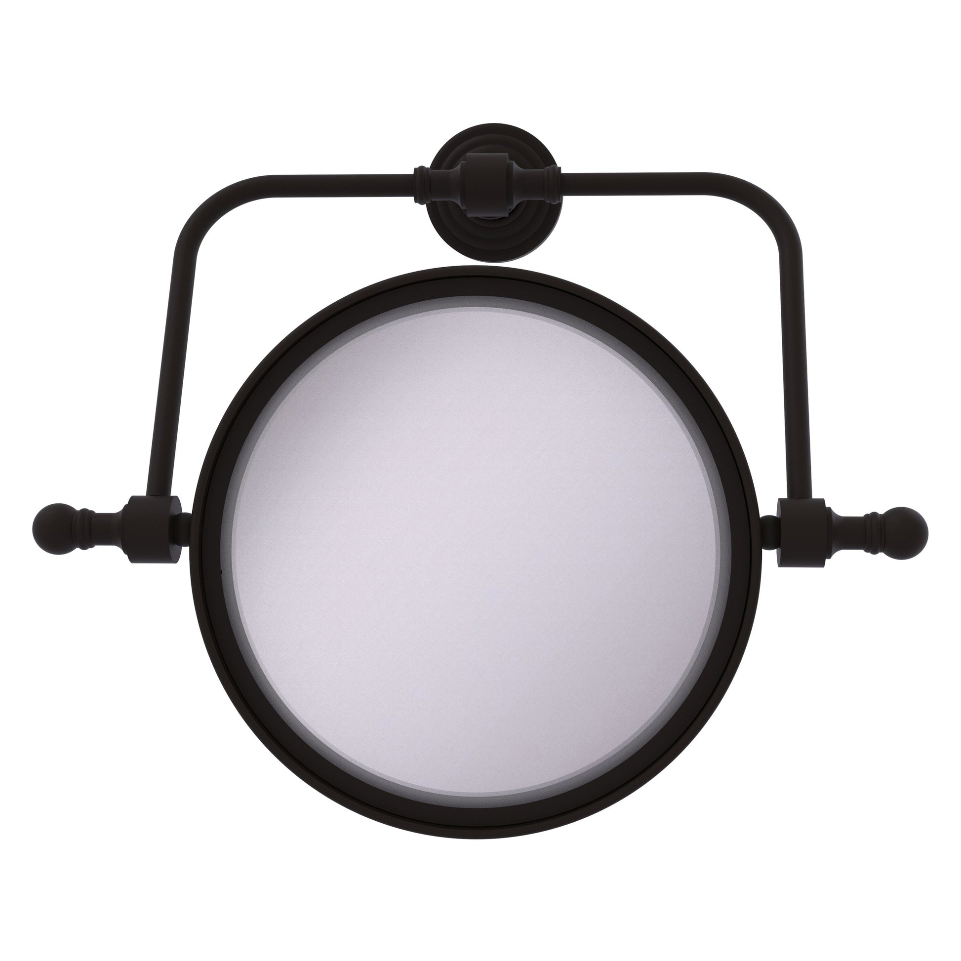 Allied Brass RWM-4/4X-ORB Retro Wave 8" Oil Rubbed Bronze Wall-Mounted Swivel Make-Up Mirror