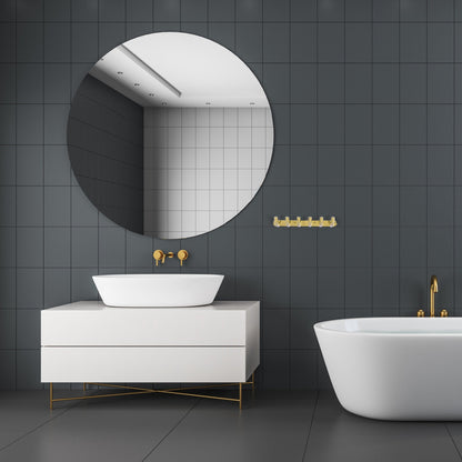 Allied Brass Remi 6 Position Unlacquered Brass Tie and Belt Rack