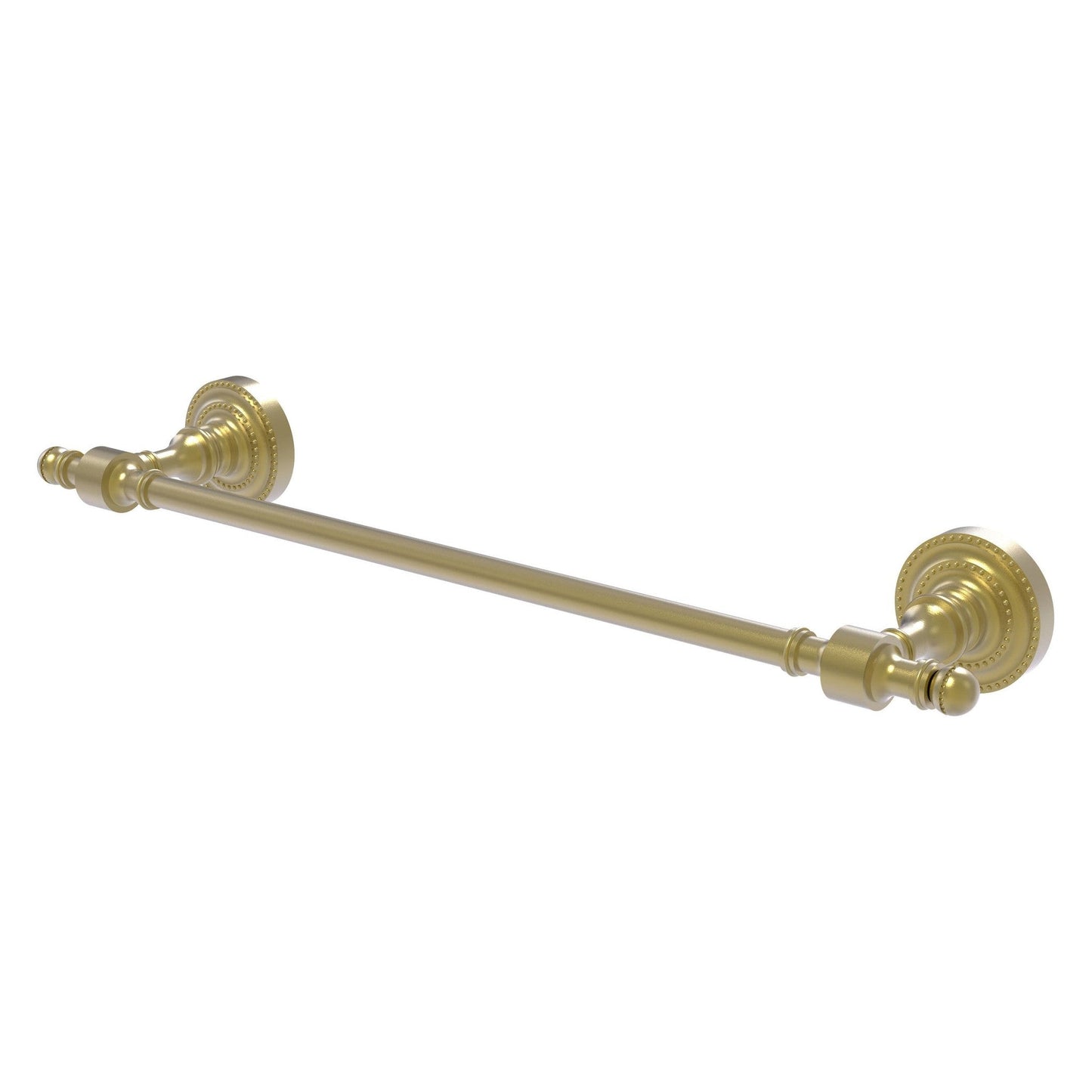 Allied Brass Retro Dot 18" Satin Brass Towel Bar