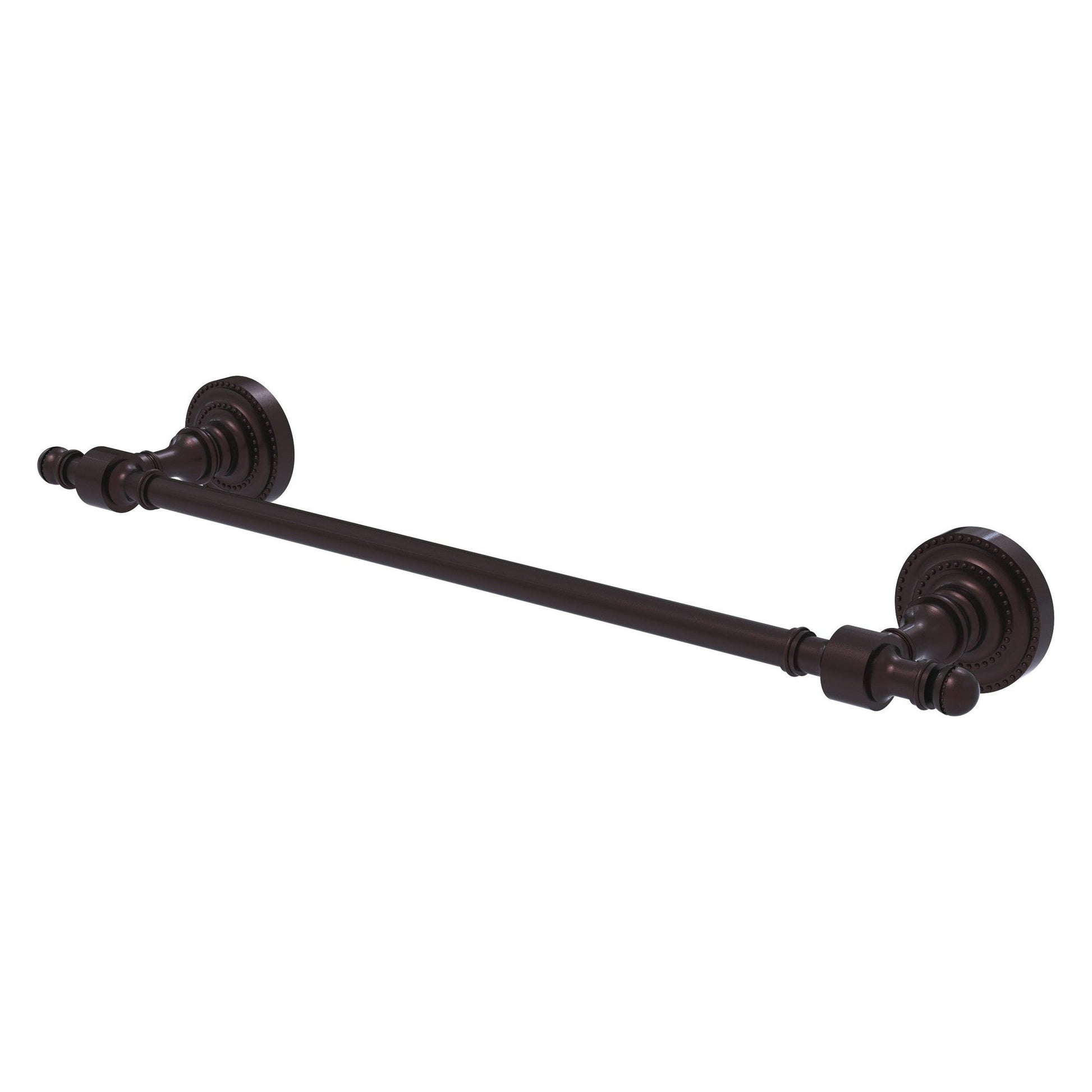 Allied Brass Retro Dot 36" Antique Bronze Towel Bar