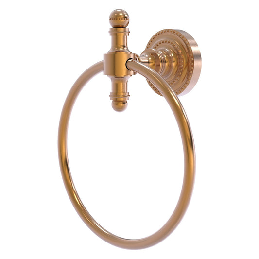 Allied Brass Retro Dot Brushed Bronze Towel Ring