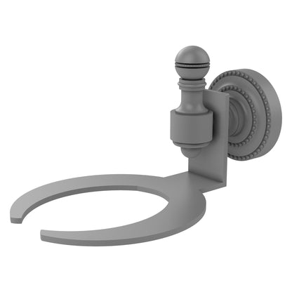 Allied Brass Retro Dot Matte Gray Wall Mounted Soap Dish