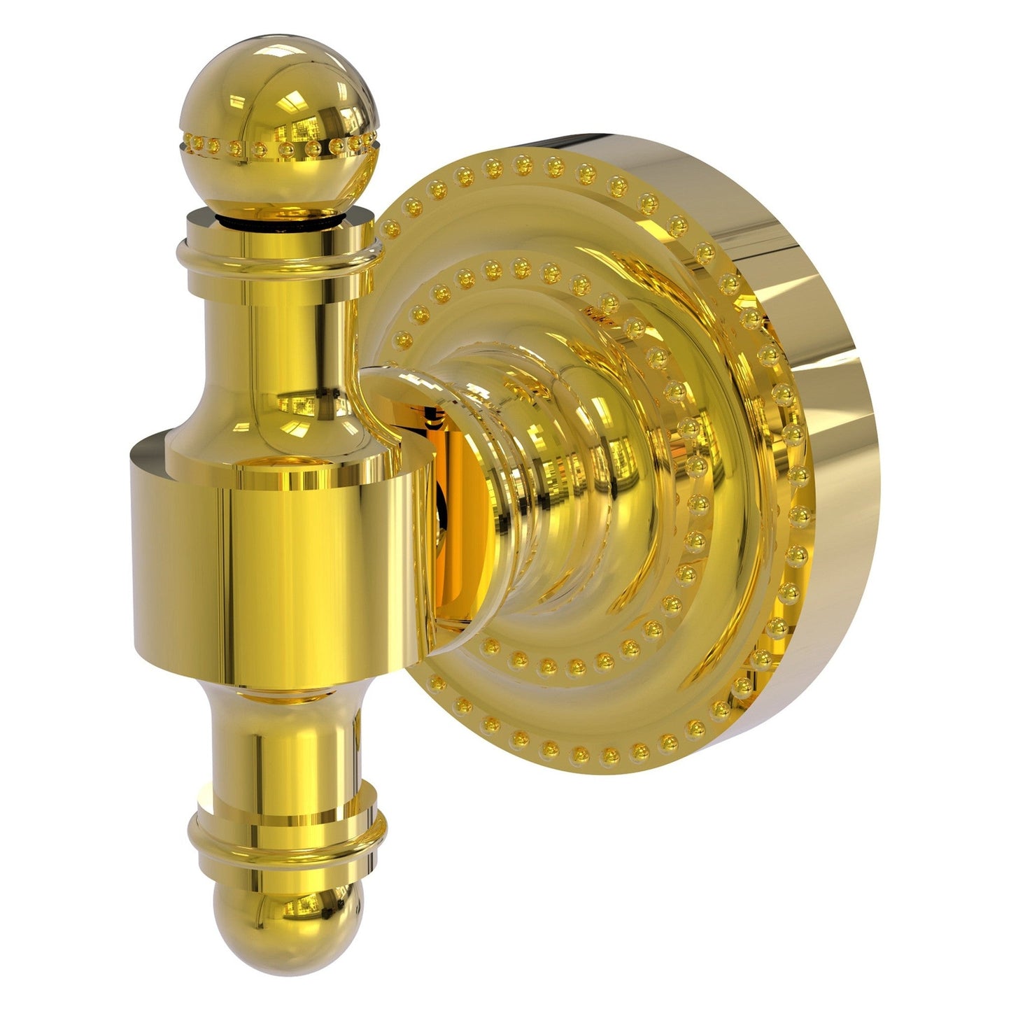 Allied Brass Retro Dot Polished Brass Robe Hook
