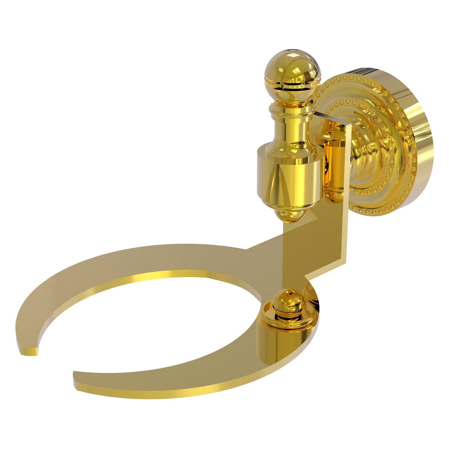 Allied Brass Retro Dot Polished Brass Wall Mounted Soap Dish
