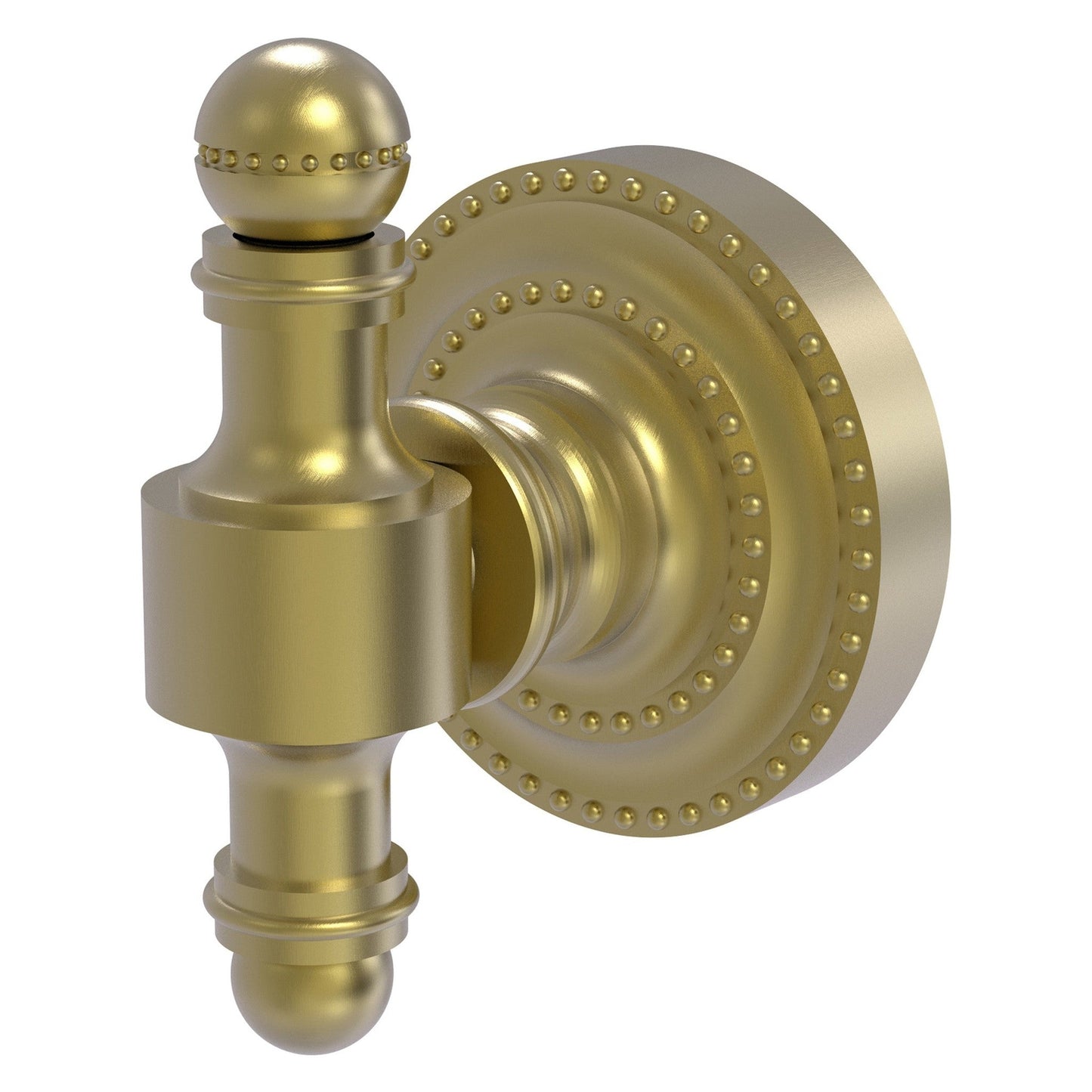 Allied Brass Retro Dot Satin Brass Robe Hook