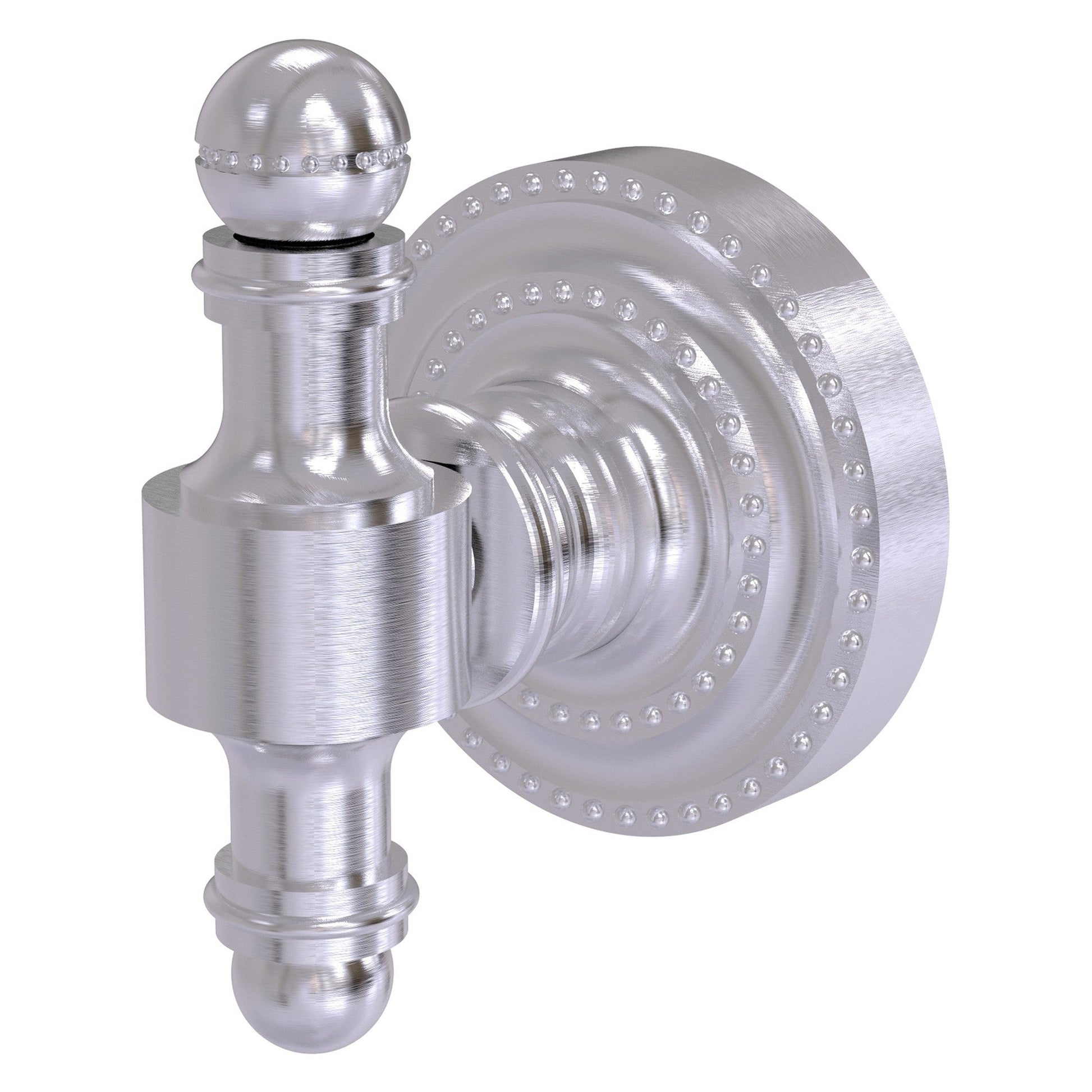 Allied Brass Retro Dot Satin Chrome Robe Hook