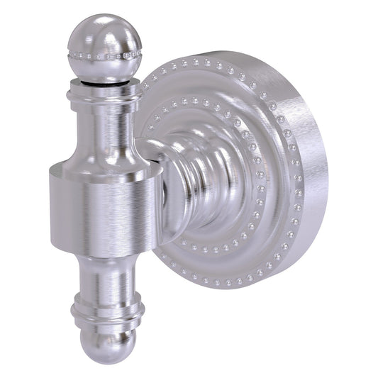 Allied Brass Retro Dot Satin Chrome Robe Hook