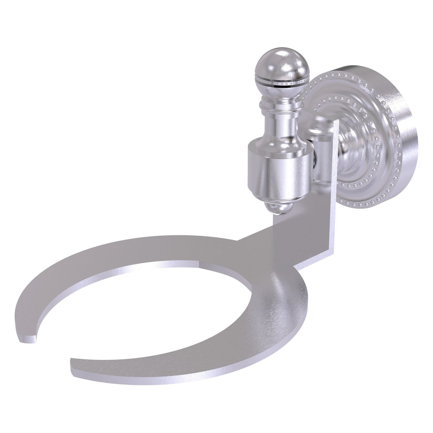 Allied Brass Retro Dot Satin Chrome Wall Mounted Soap Dish