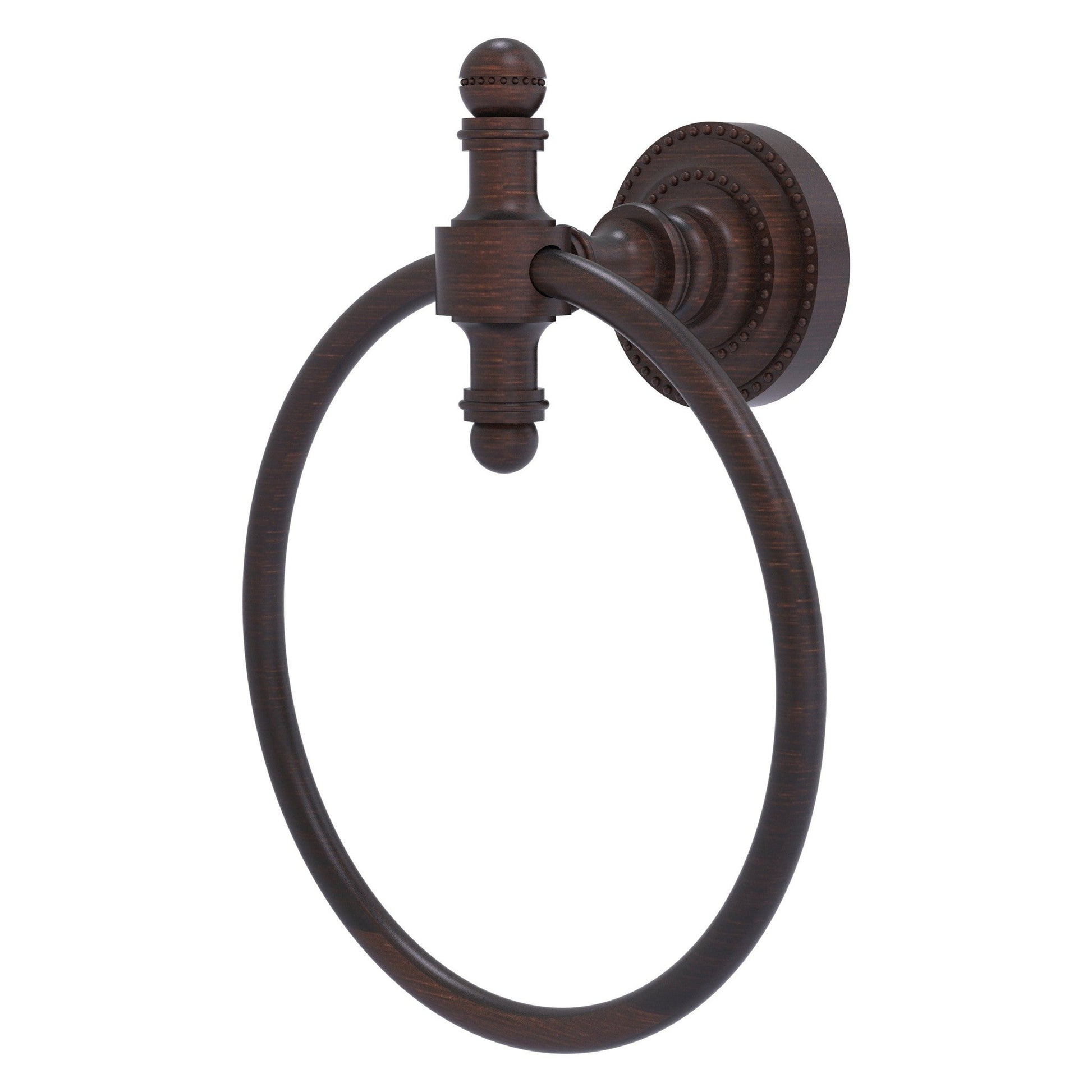 Allied Brass Retro Dot Venetian Bronze Towel Ring