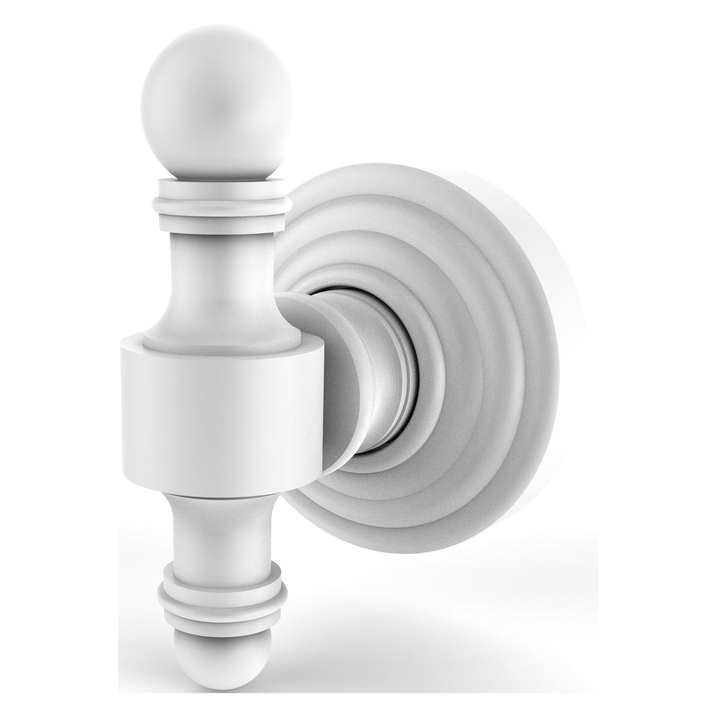 Allied Brass Retro Wave Matte White Robe Hook