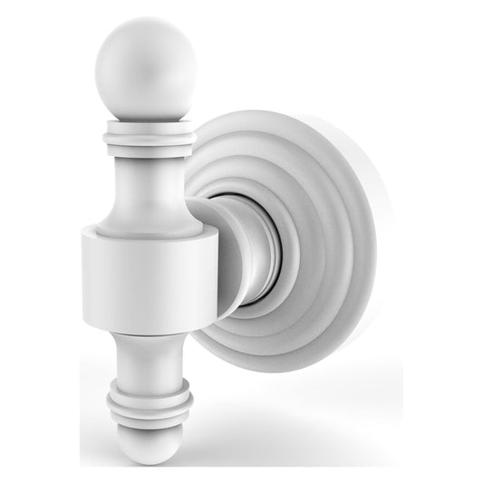 Allied Brass Retro Wave Matte White Robe Hook