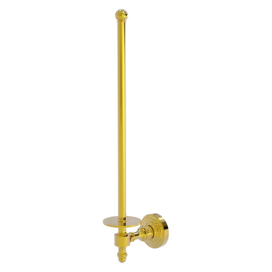 Allied Brass Retro Wave Polished Brass Wall-Mounted Paper Towel Holder